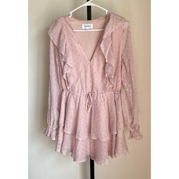 Yumi Kim West Village Dress Dash Foil Pink Revolve - Picture 2 of 3